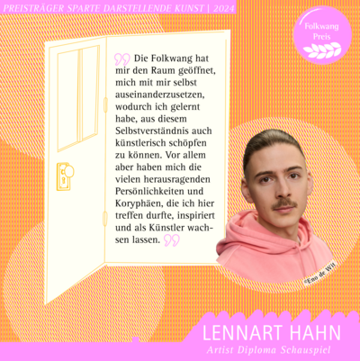 Lennart Hahn Folkwang Preis 2024
