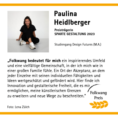 Paulina Heidlberger Folkwang PREIS SPARTE GESTALTUNG 2023 2