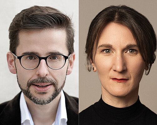 Daniel Johannsen (Foto: Marcel Plavec) und Tatjana Dravenau (Foto: Joscha Nivergall)