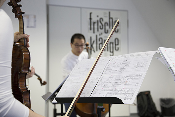 Einblick in die Instrumentalausbildung. Foto: Elsa Wehmeier
